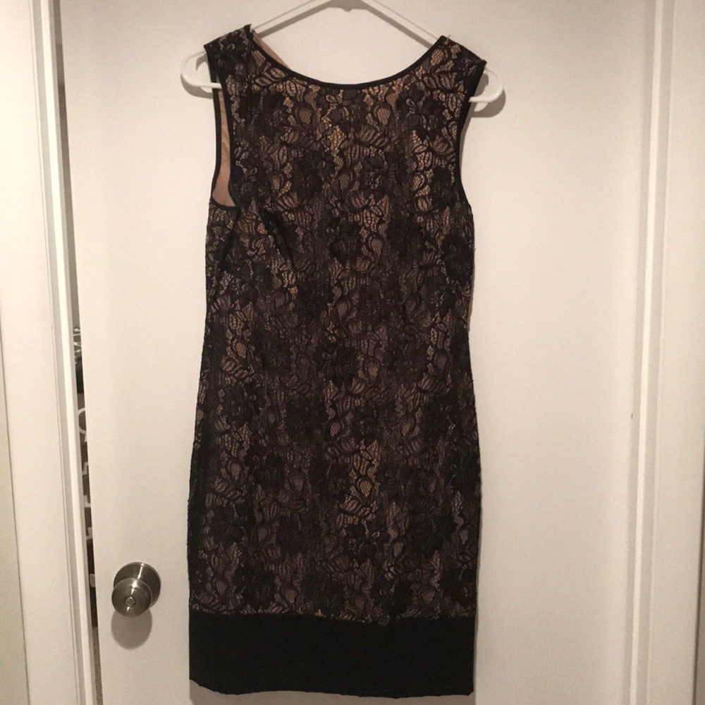 Cache black lace shift dress
